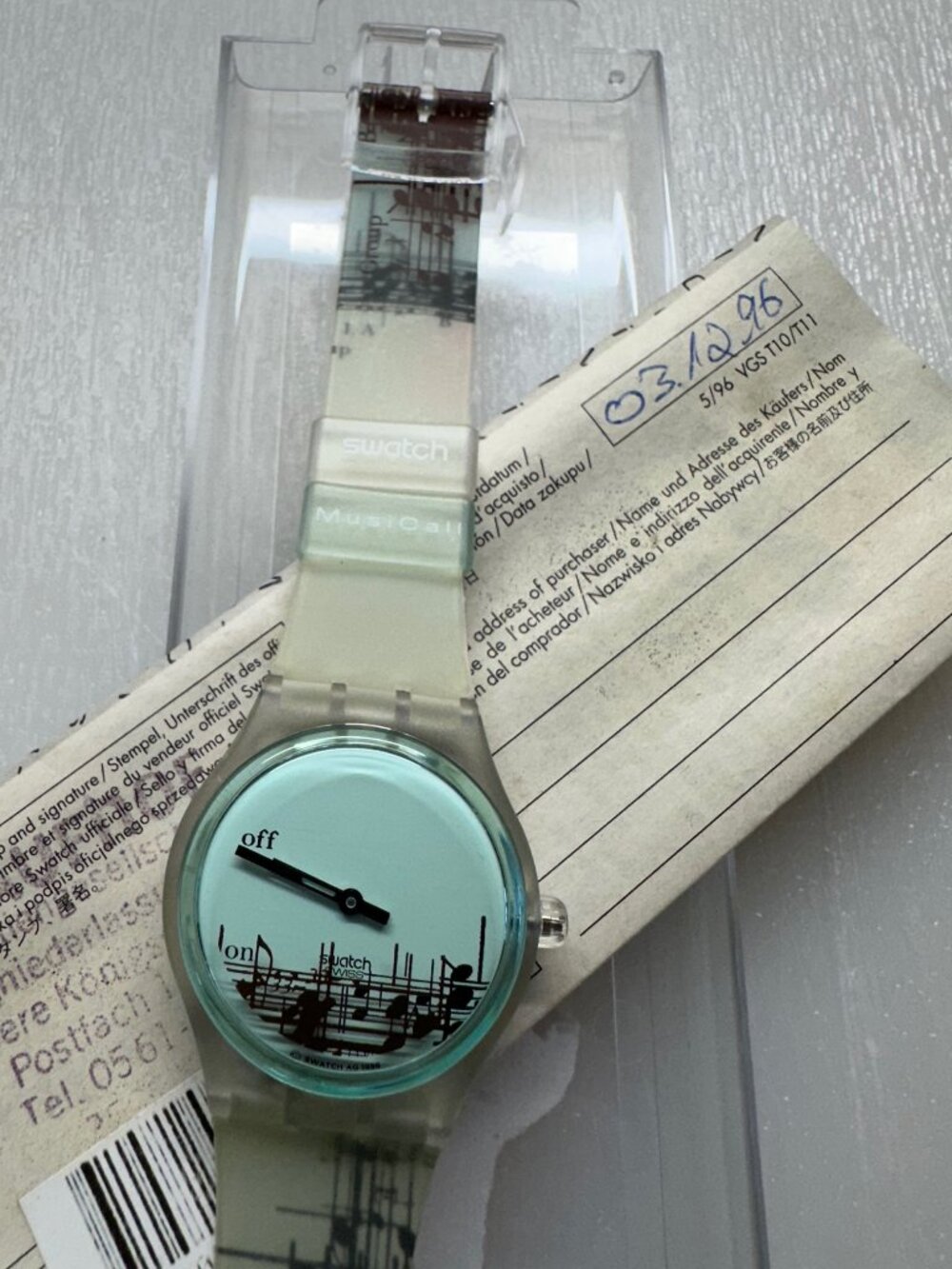 Swatch Watch Musicall Dodecaphonics SLK113 Vintage 1996 - Picture 3 of 7